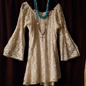 Bohemian lace dress